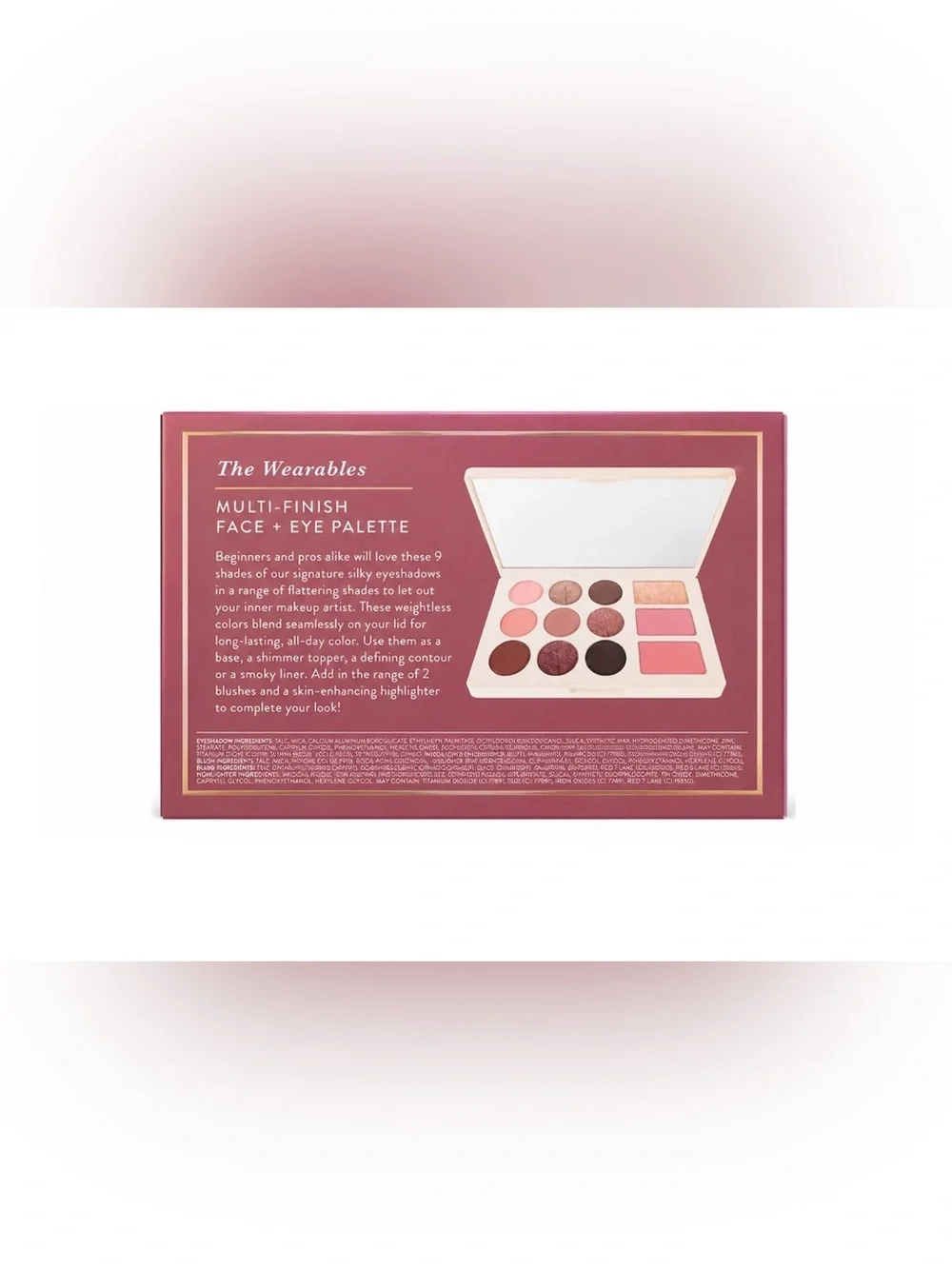 New Laura Geller The Wearables Blushed & Blooming Face + Eye Palette